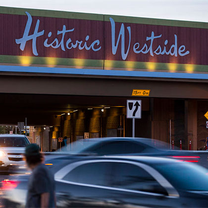 Historic Westside sign Historic Westside sign